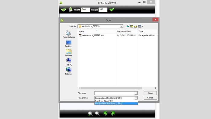 Phần mềm hỗ trợ mở file EPS